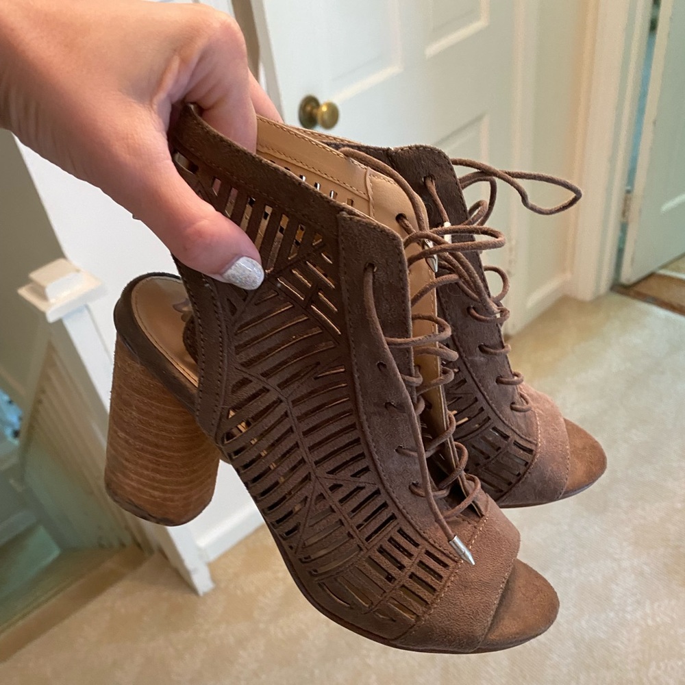 Sam Edelman Lace Up Heeled Sandals